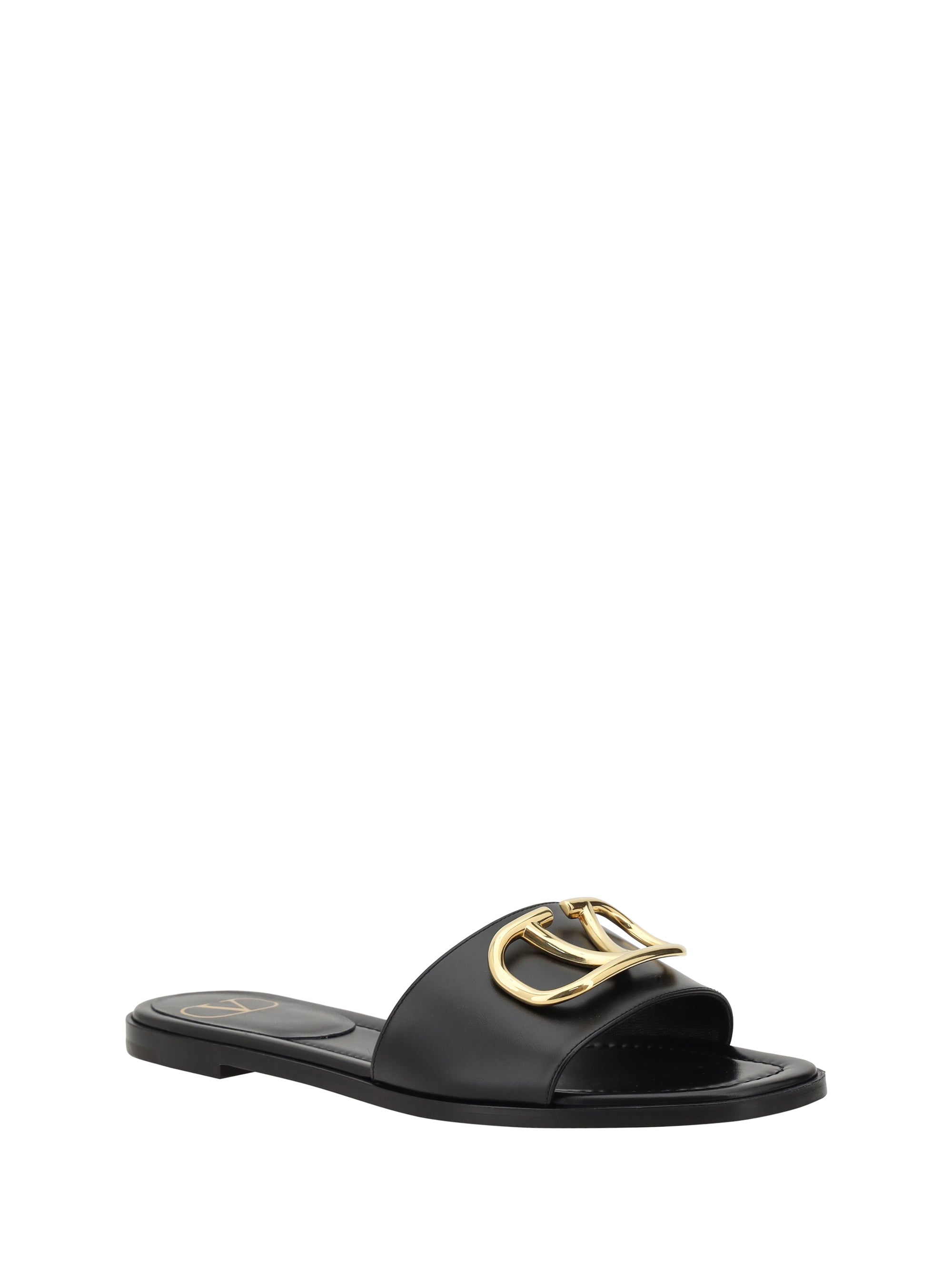 logoed sandals