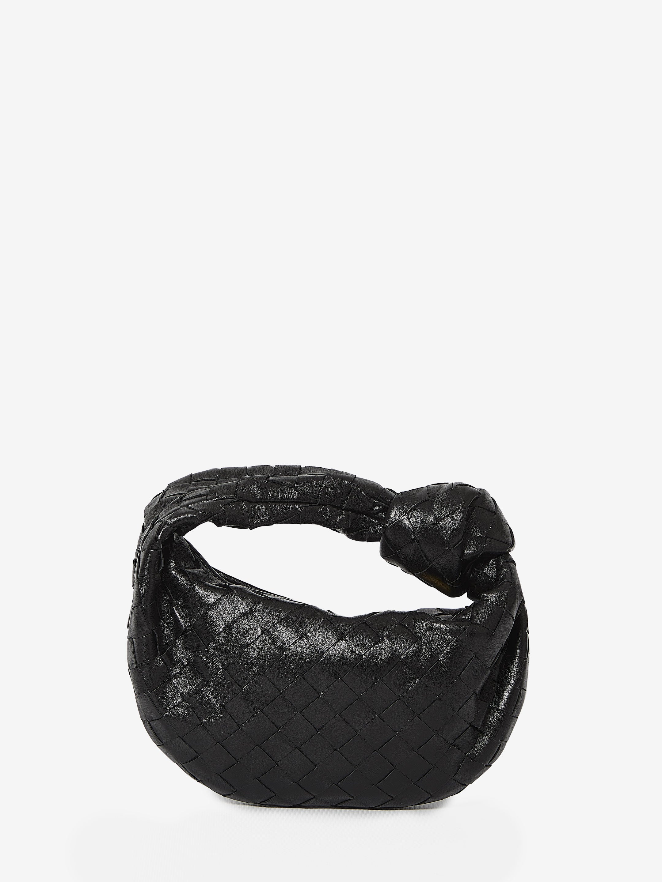 BOTTEGA VENETA OS black mini jodie bag