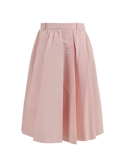 long silk skirt