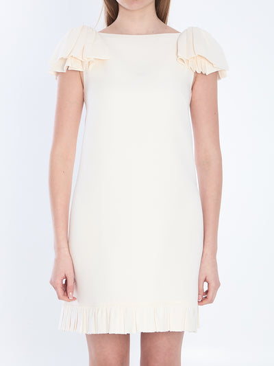crepe couture dress