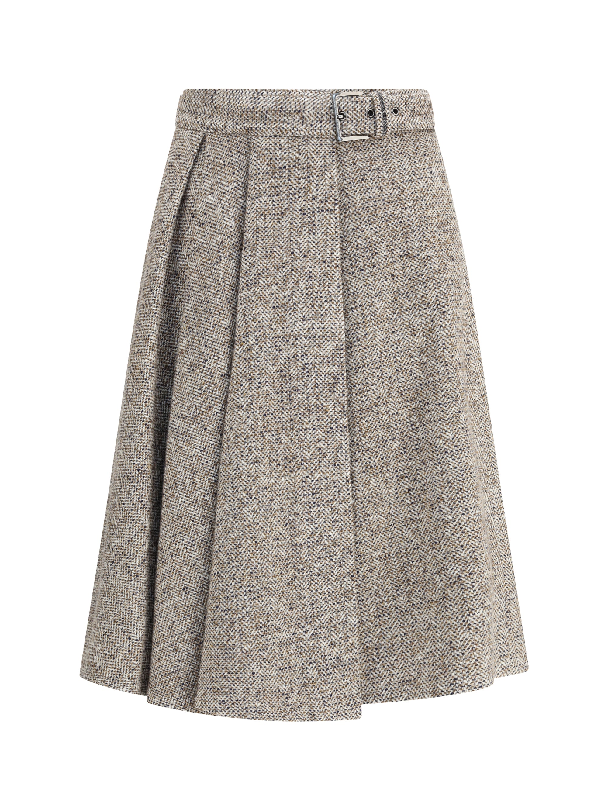 BRUNELLO CUCINELLI 40 virgin wool midi skirt