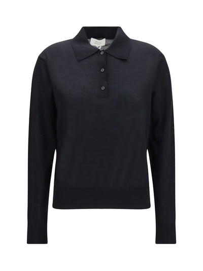 miles long-sleeve fine-knit polo