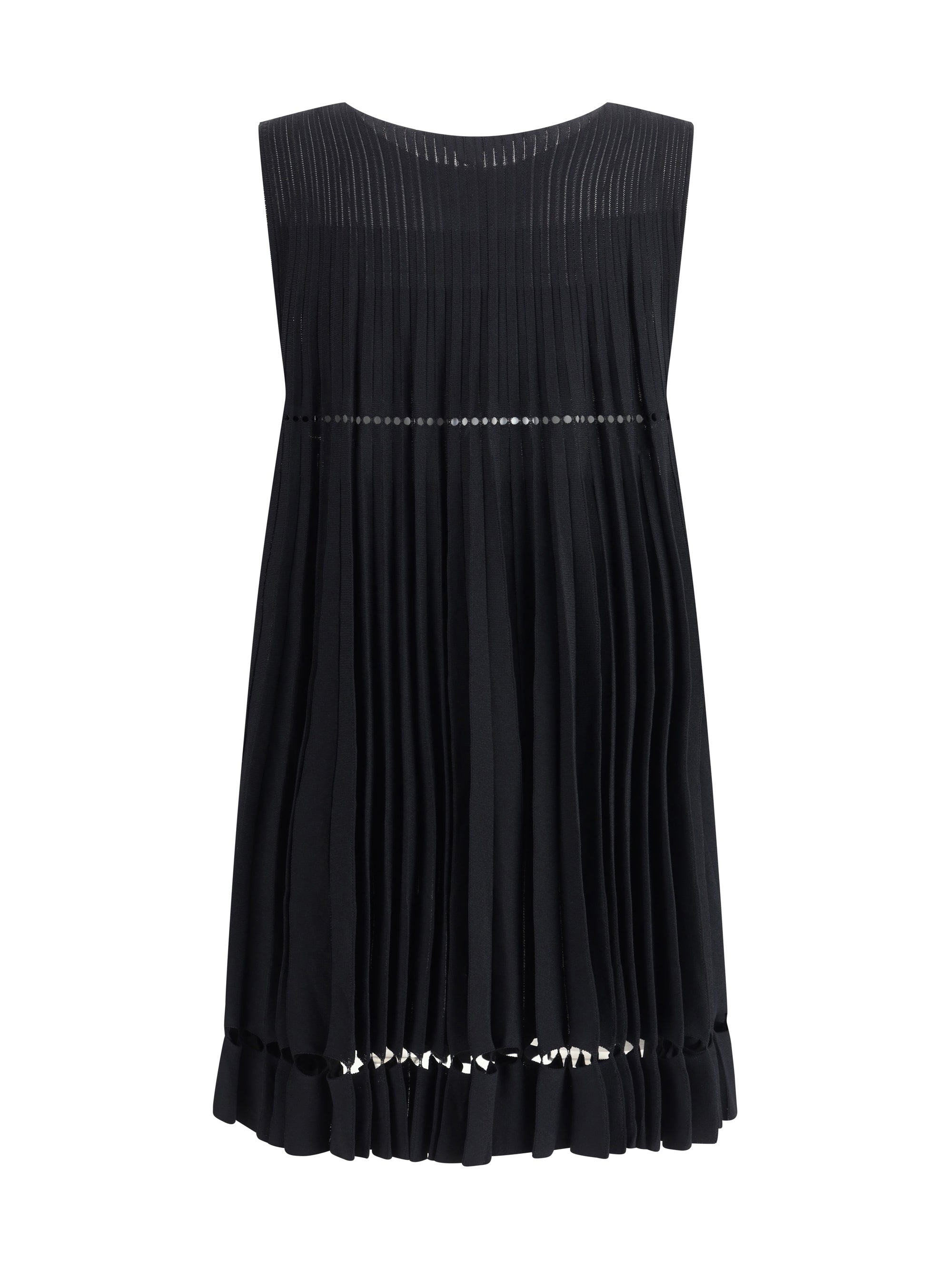ALAIA 36 pleats mini dress
