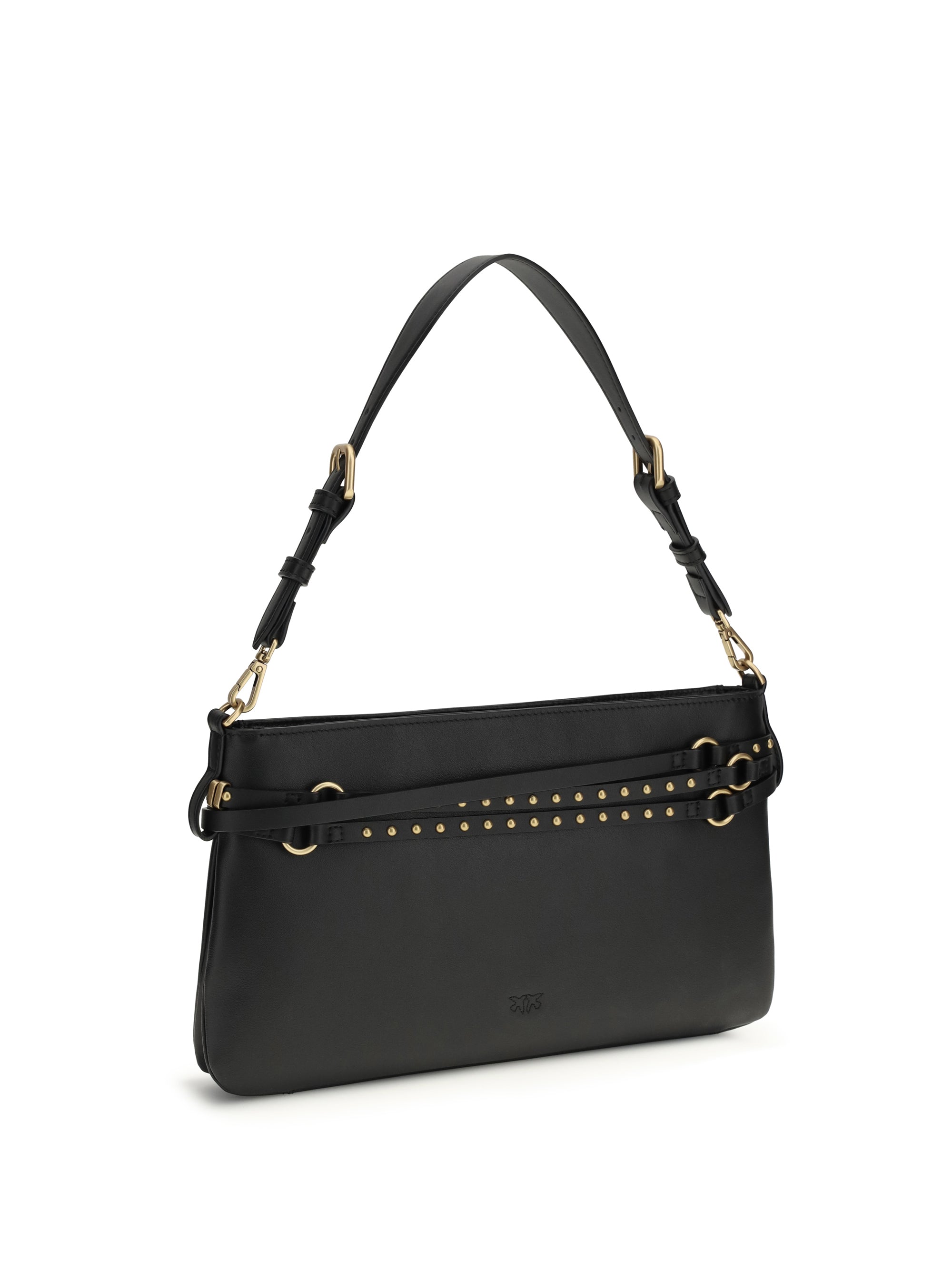 PINKO OS leather shoulder bag