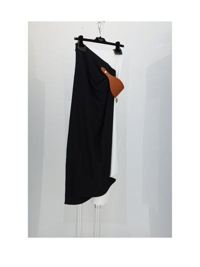 draped skirt