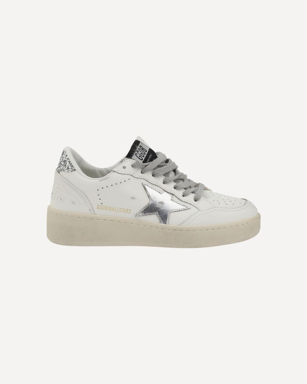 Golden Goose Ball Star 2 Sneakers Silver
