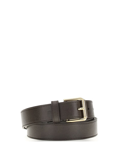 leather long belt