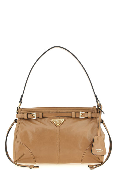 the small prada bonnie handbag in soft calf leather