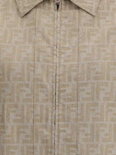 FENDI 40 chambray cropped jacket