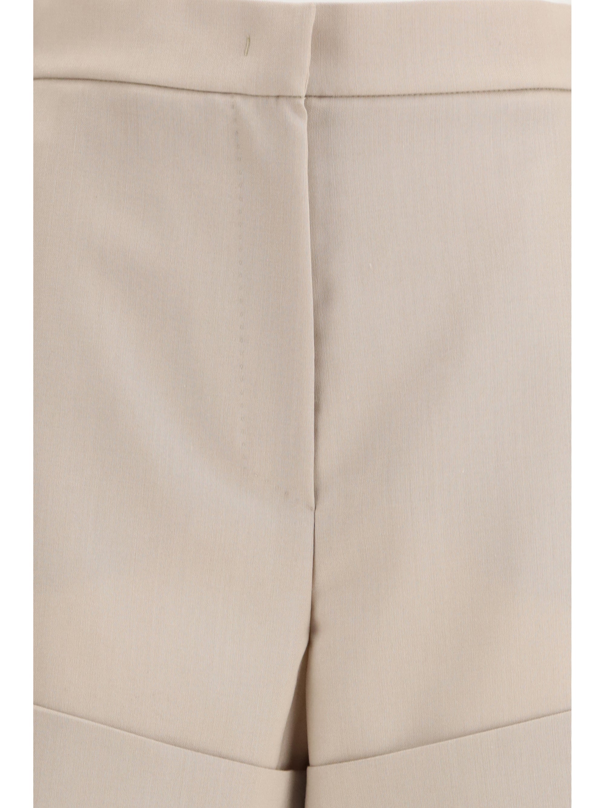 MAX MARA 38 mohair and silk canvas shorts