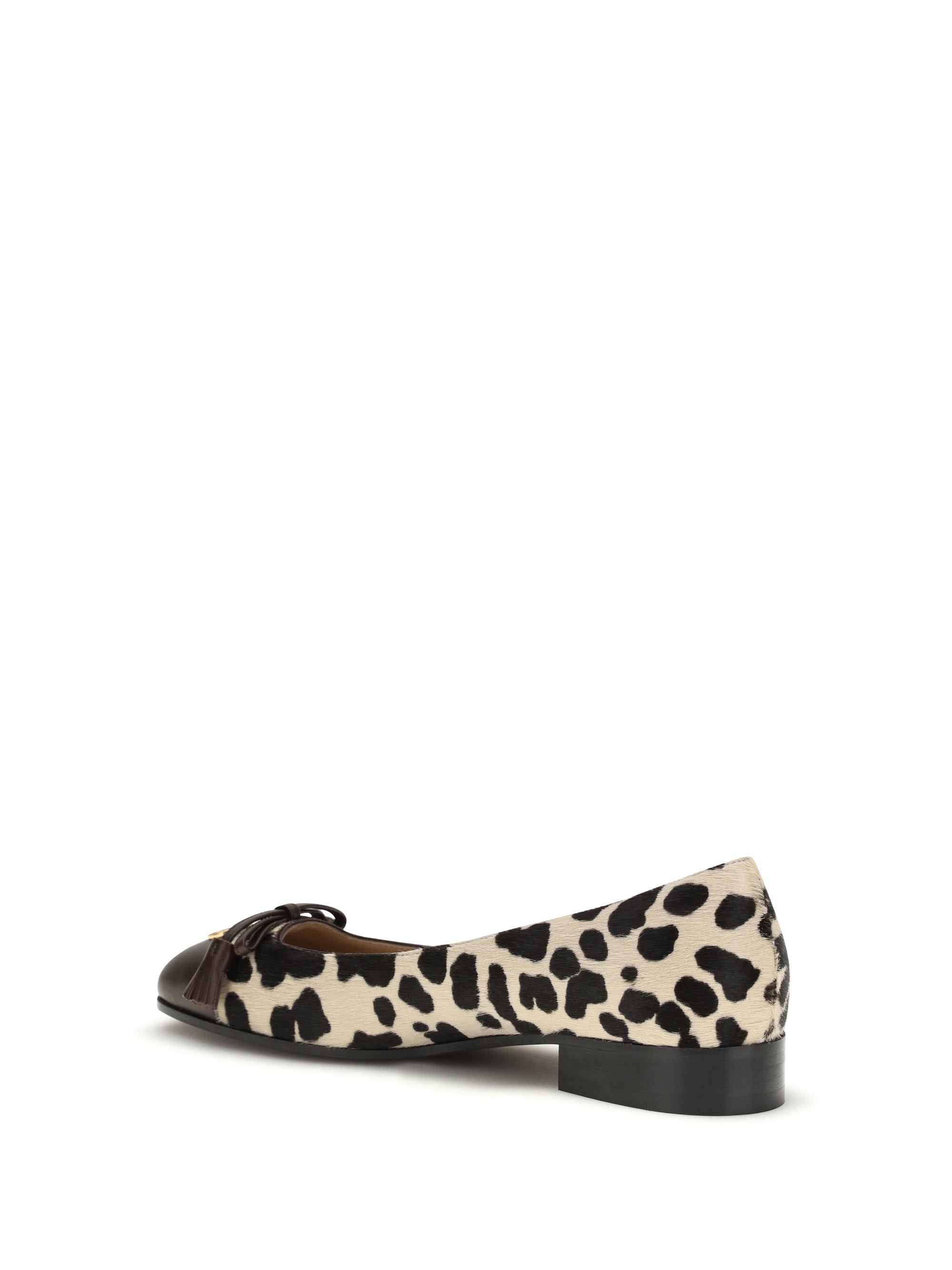 VALENTINO GARAVANI 38.5 pony-effect valet du roi ballerinas