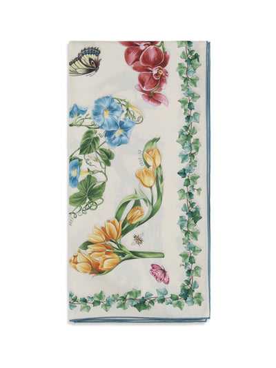 eden print silk scarf