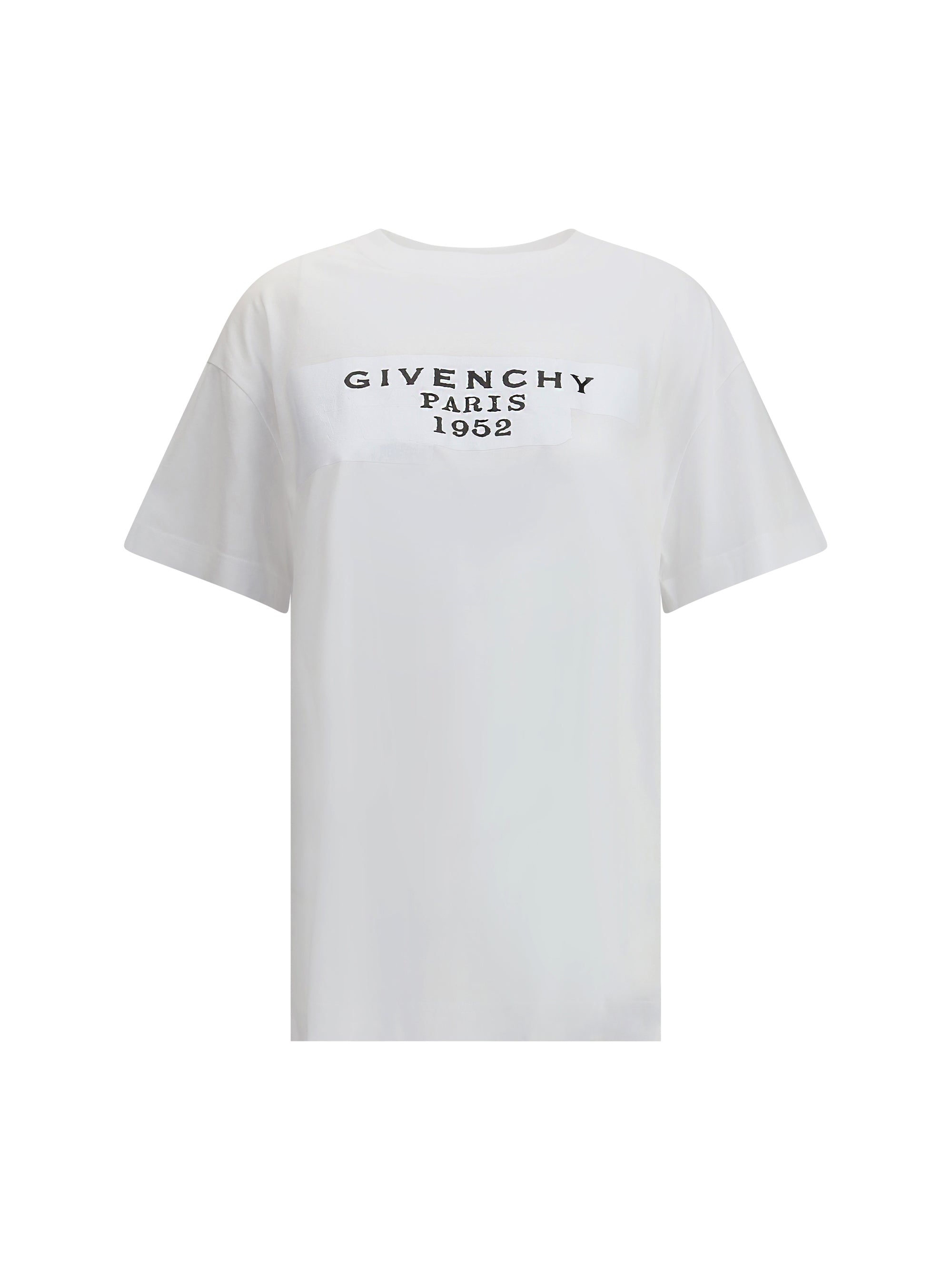 GIVENCHY M boxy cotton t-shirt with givenchy tape print