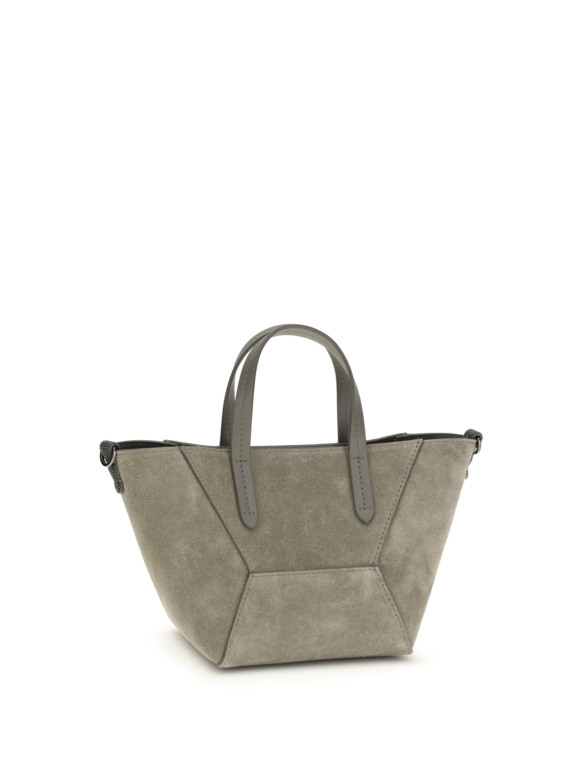BRUNELLO CUCINELLI OS suede shoulder bag