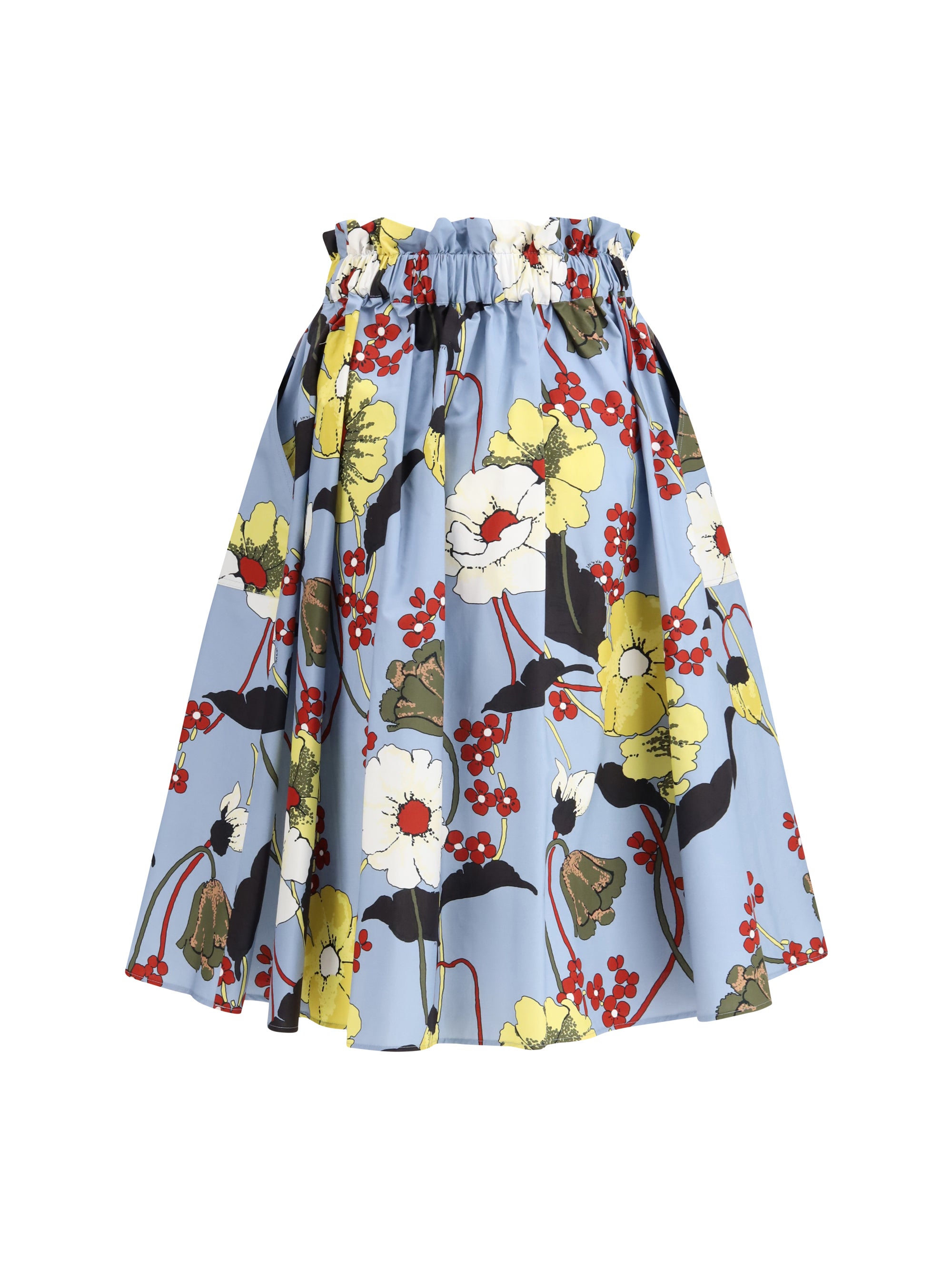 MARNI 42 flared floral midi skirt