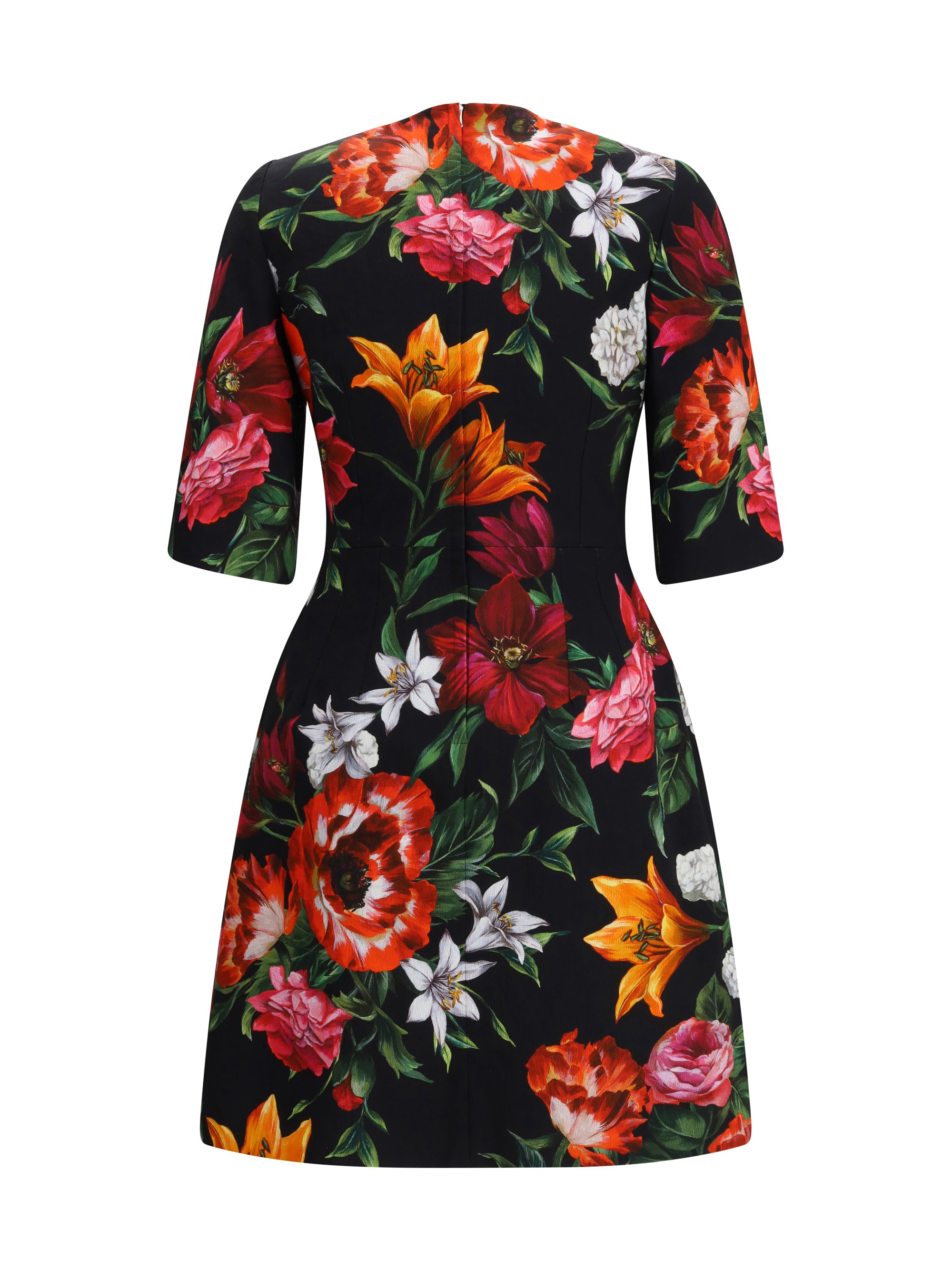 DOLCE & GABBANA 44 floral midi dress