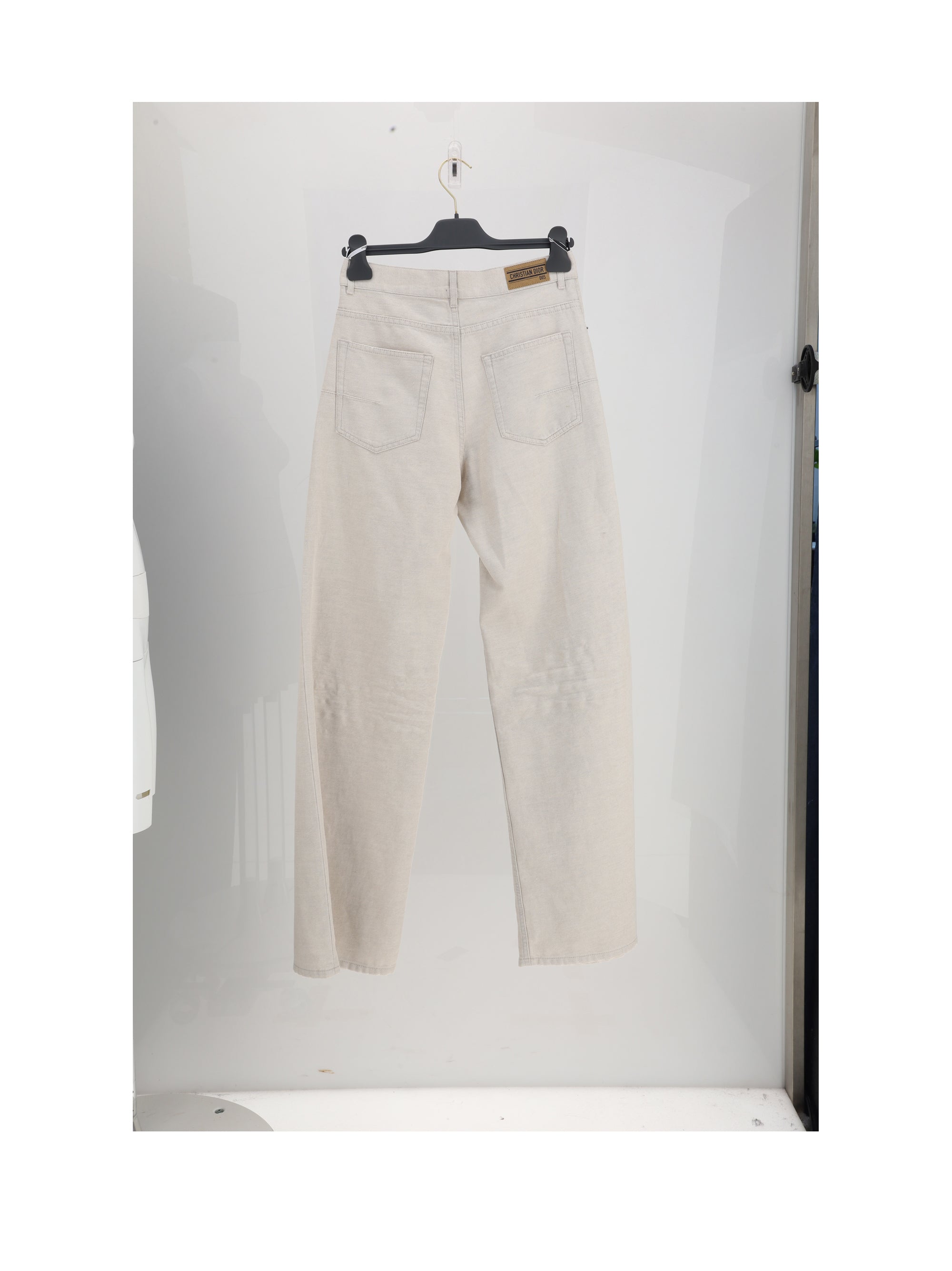 DIOR 36 denim fiori pant
