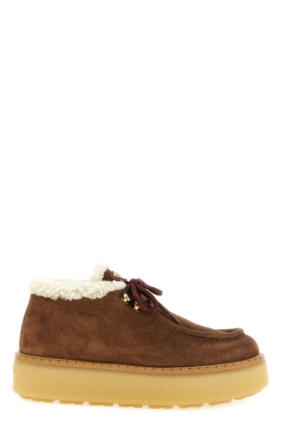 prada lace-up shoes blend a utility aesthetic