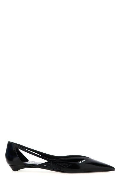 leather ballet flats