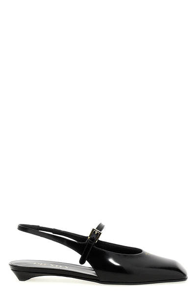 leather slingbacks