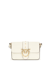PINKO OS love leather shoulder bag