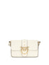 PINKO OS love leather shoulder bag