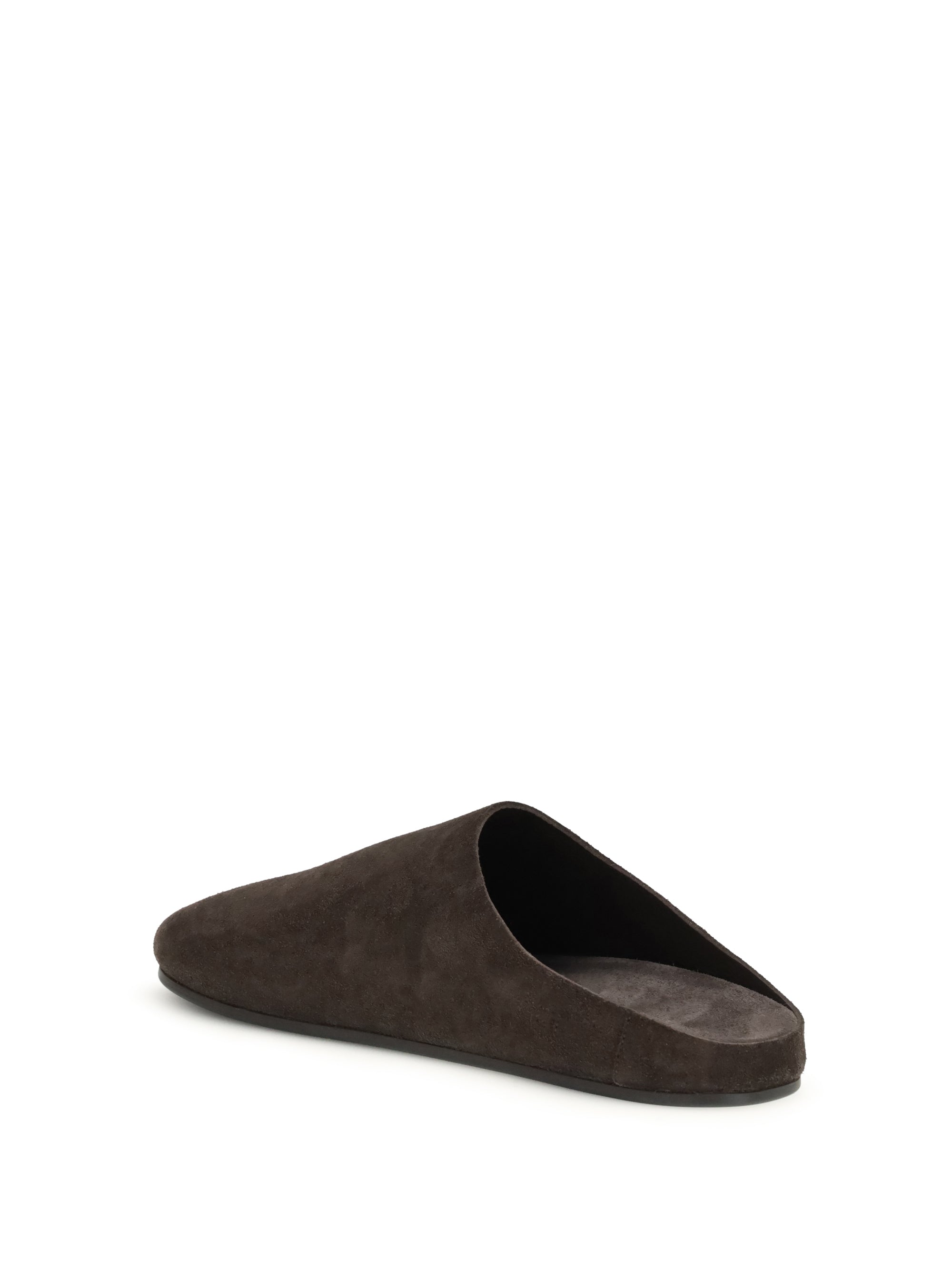 THE ROW 40 suede hudson mules