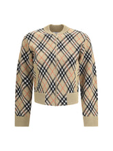 BURBERRY L check cardigan