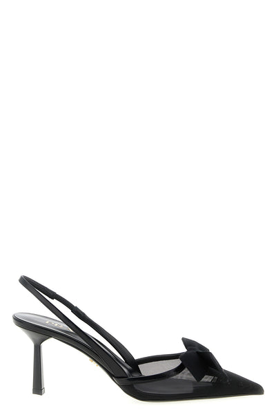 mesh slingback shoes