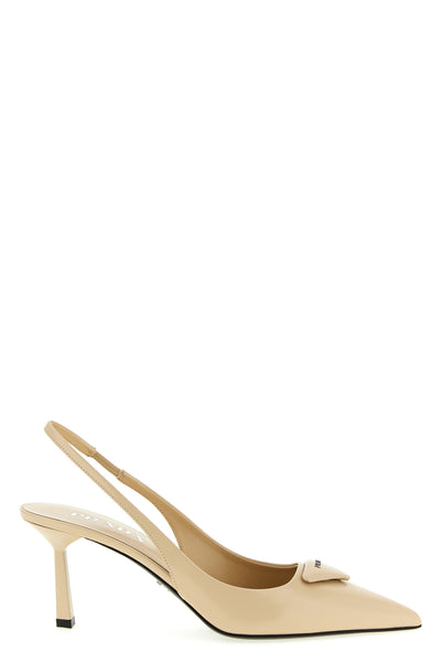 leather slingbacks