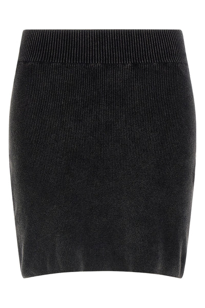 chenille miniskirt