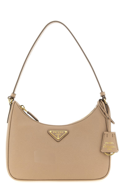 prada re-edition 2005 mini shoulder bag in saffiano leather