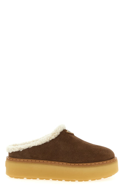 suede sabots