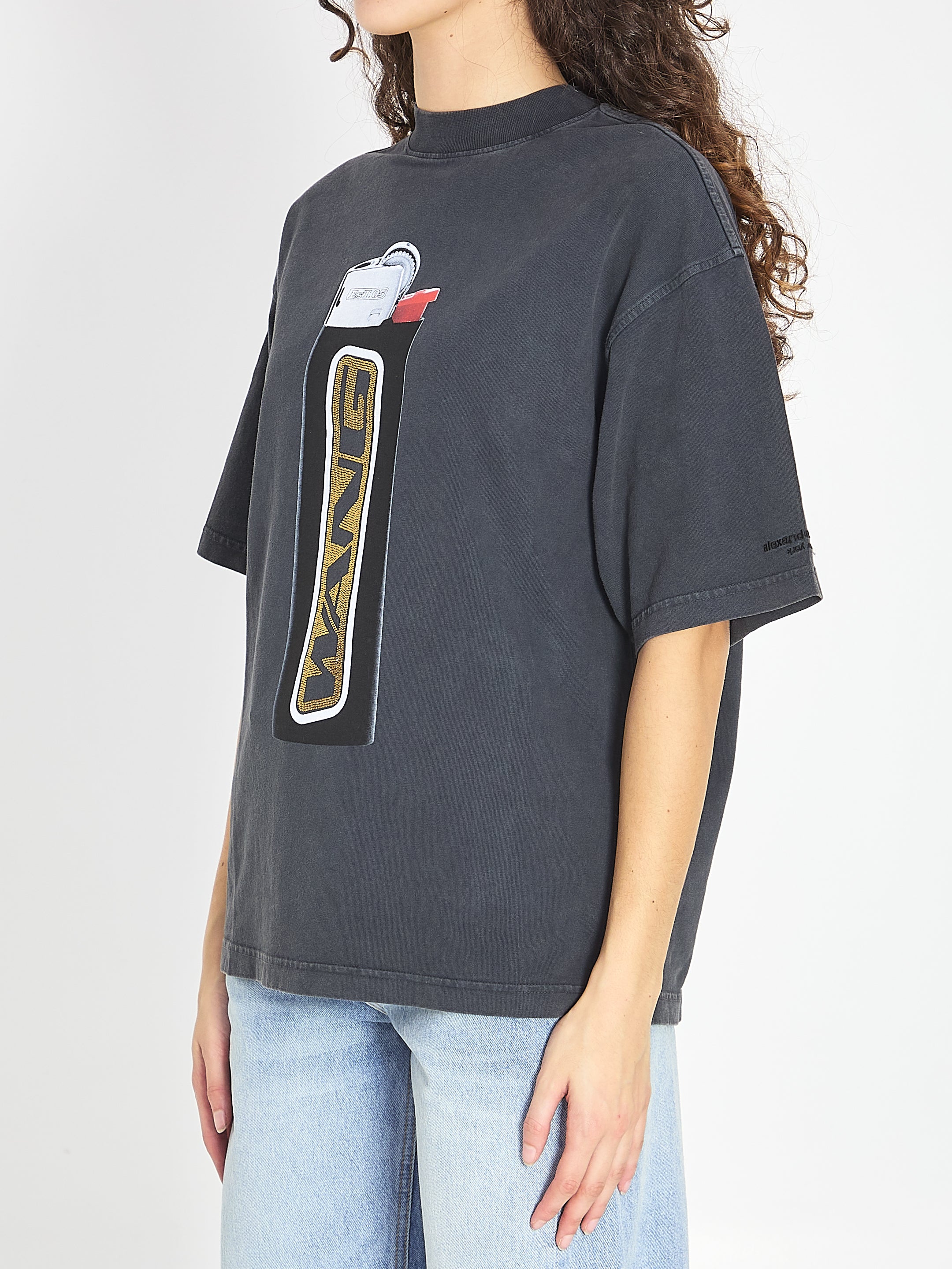 ALEXANDER WANG S lighter graphic t-shirt