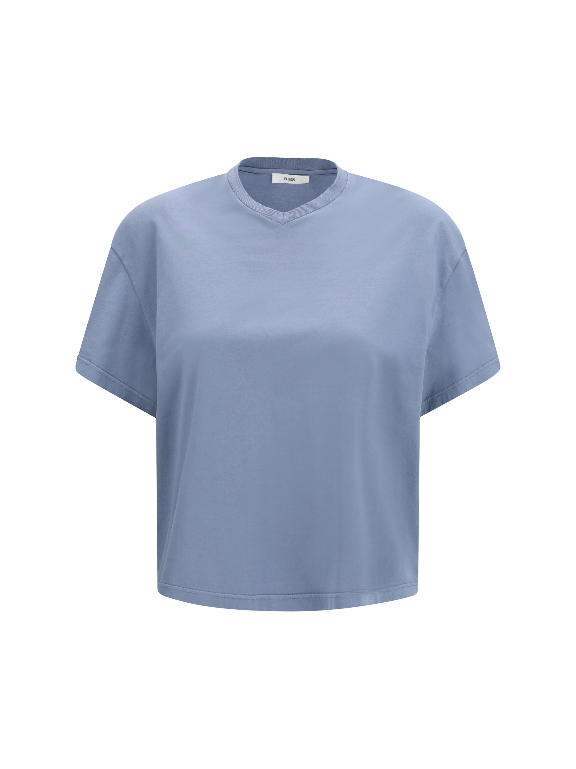 RIER L cotton v-neck t-shirt
