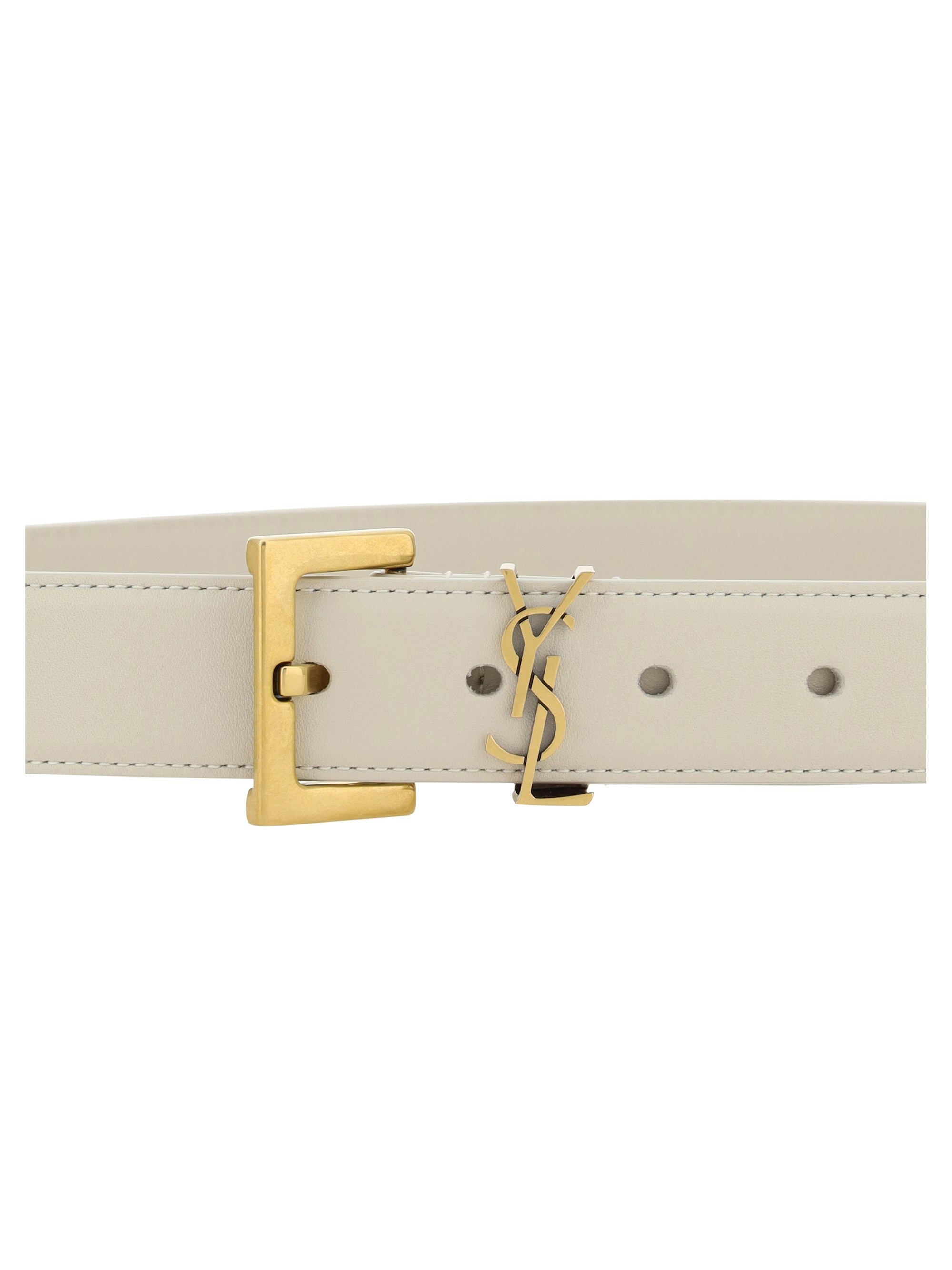 SAINT LAURENT 80 leather belt