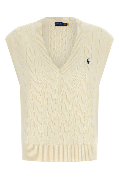 polo ralph lauren vest reinterprets the classic codes of knitwear through a soph