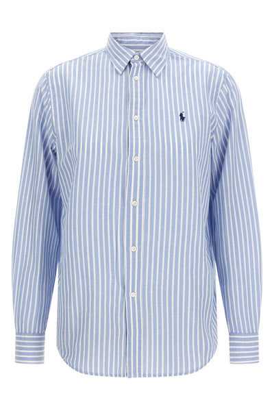straight cotton and linen shirt