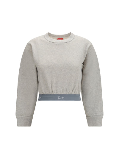 cropped sweatshirt