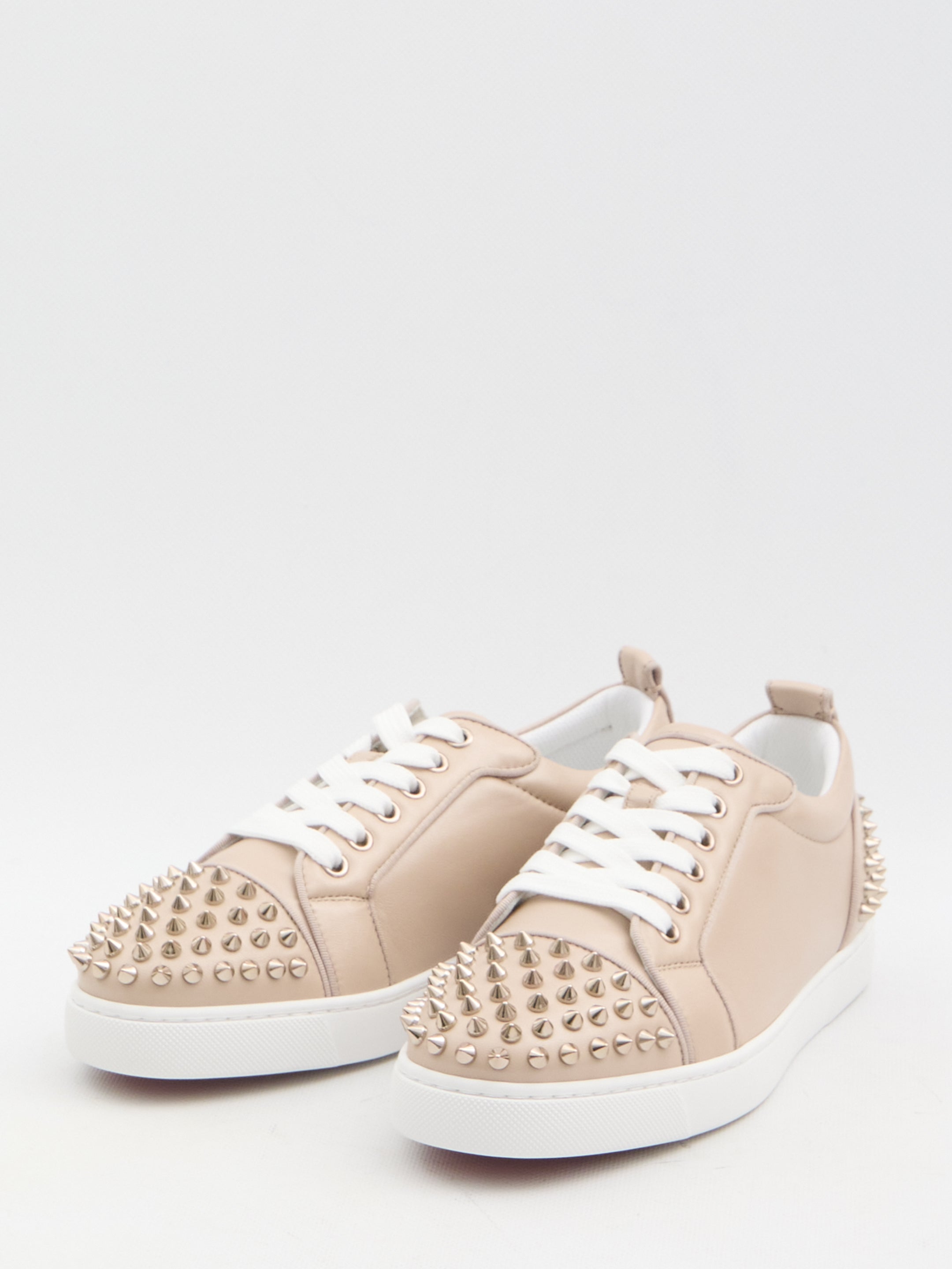 CHRISTIAN LOUBOUTIN 38 louis junior spikes sneakers