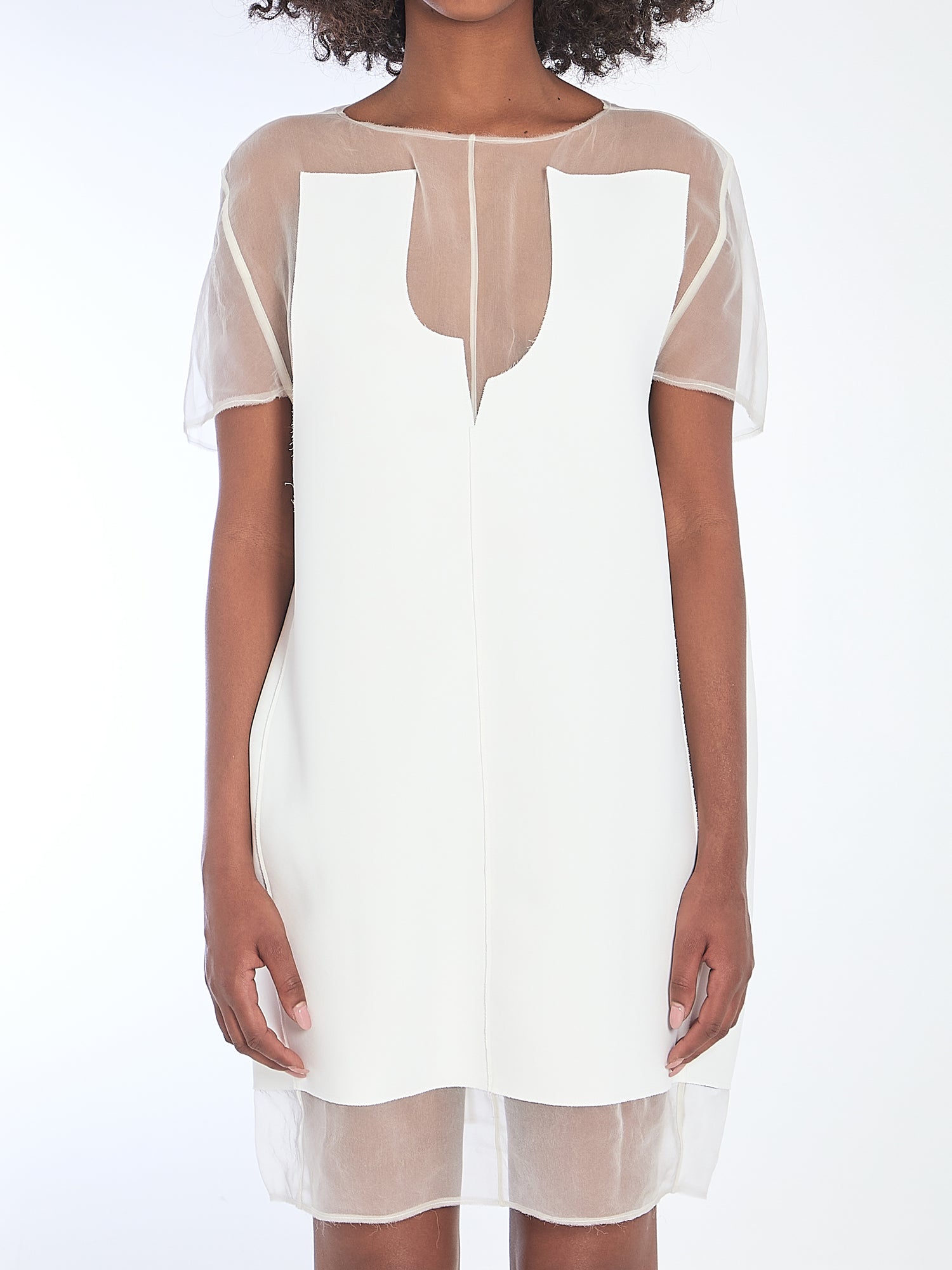 KHAITE S white winona dress