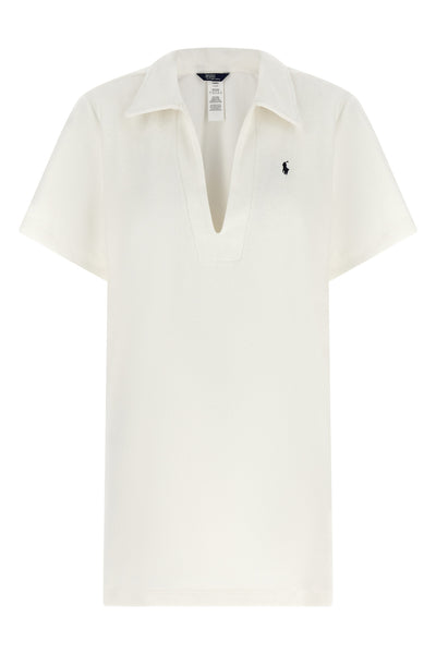 cotton terry polo dress