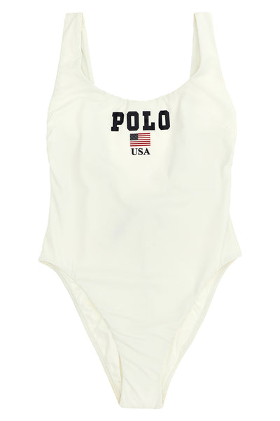 one-piece swimsuit in technical fabric