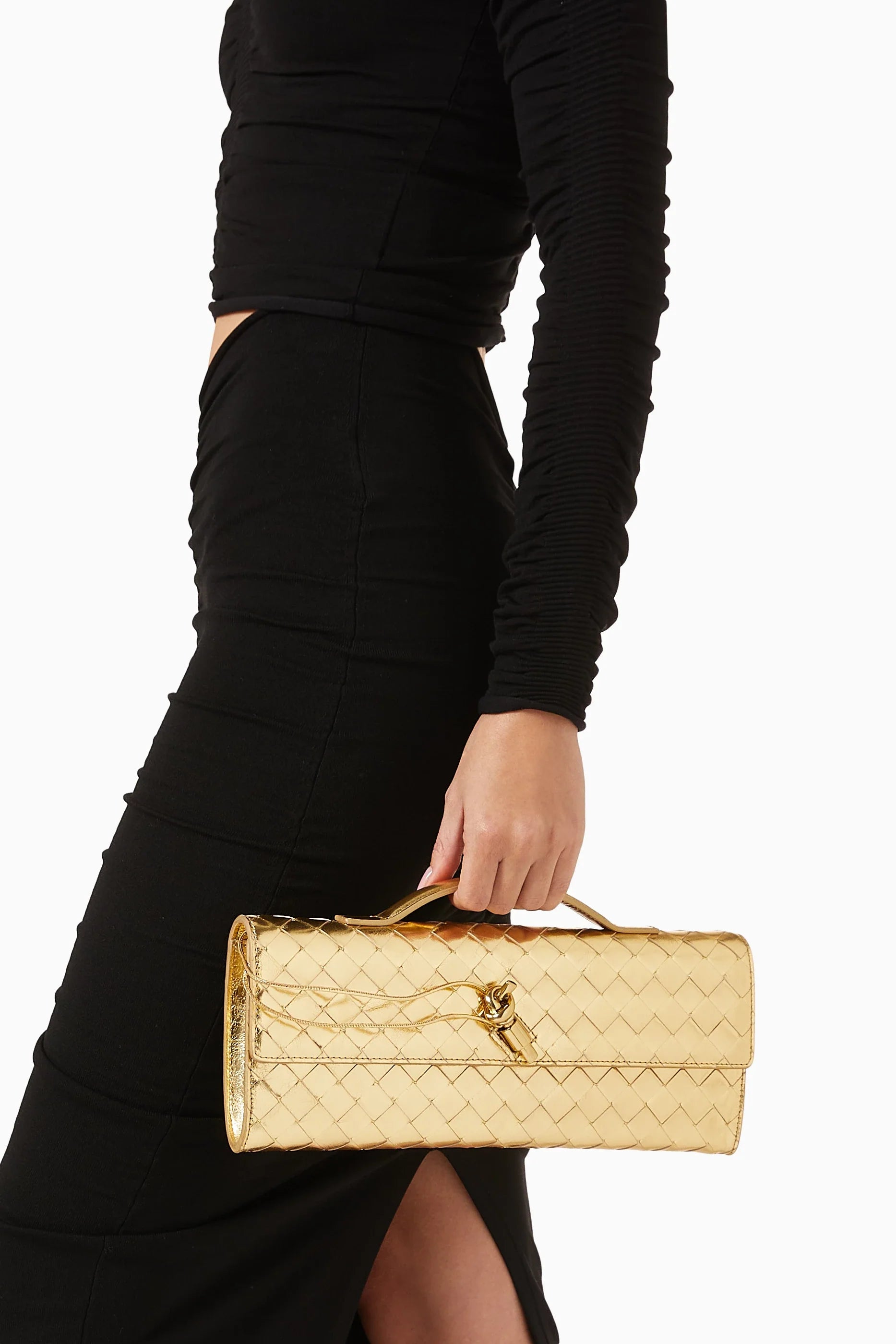 Andiamo Long Leather Clutch