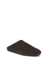 THE ROW 40 suede hudson mules