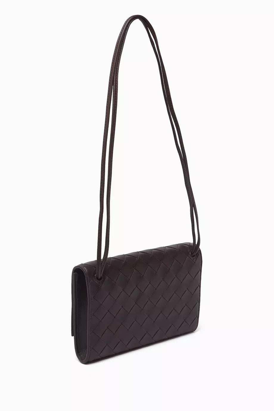 Andiamo Intrecciato Leather Pouch Bag