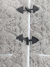 FORTE_FORTE I faux fur coat with divine embroidery and toggles