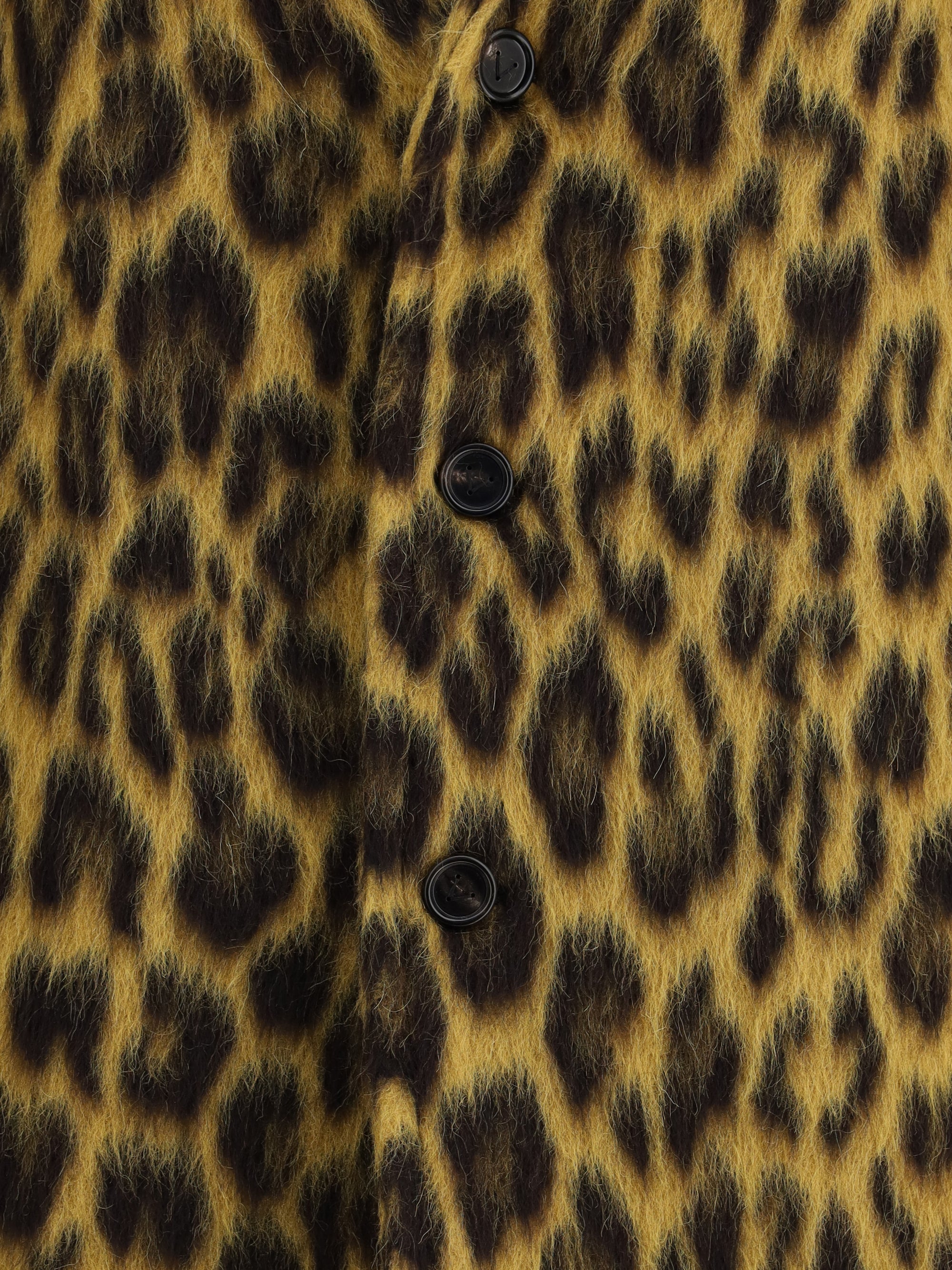 BOTTEGA VENETA 40 leopard print coat