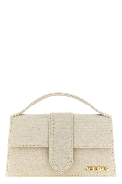 le grand bambino linen handbag