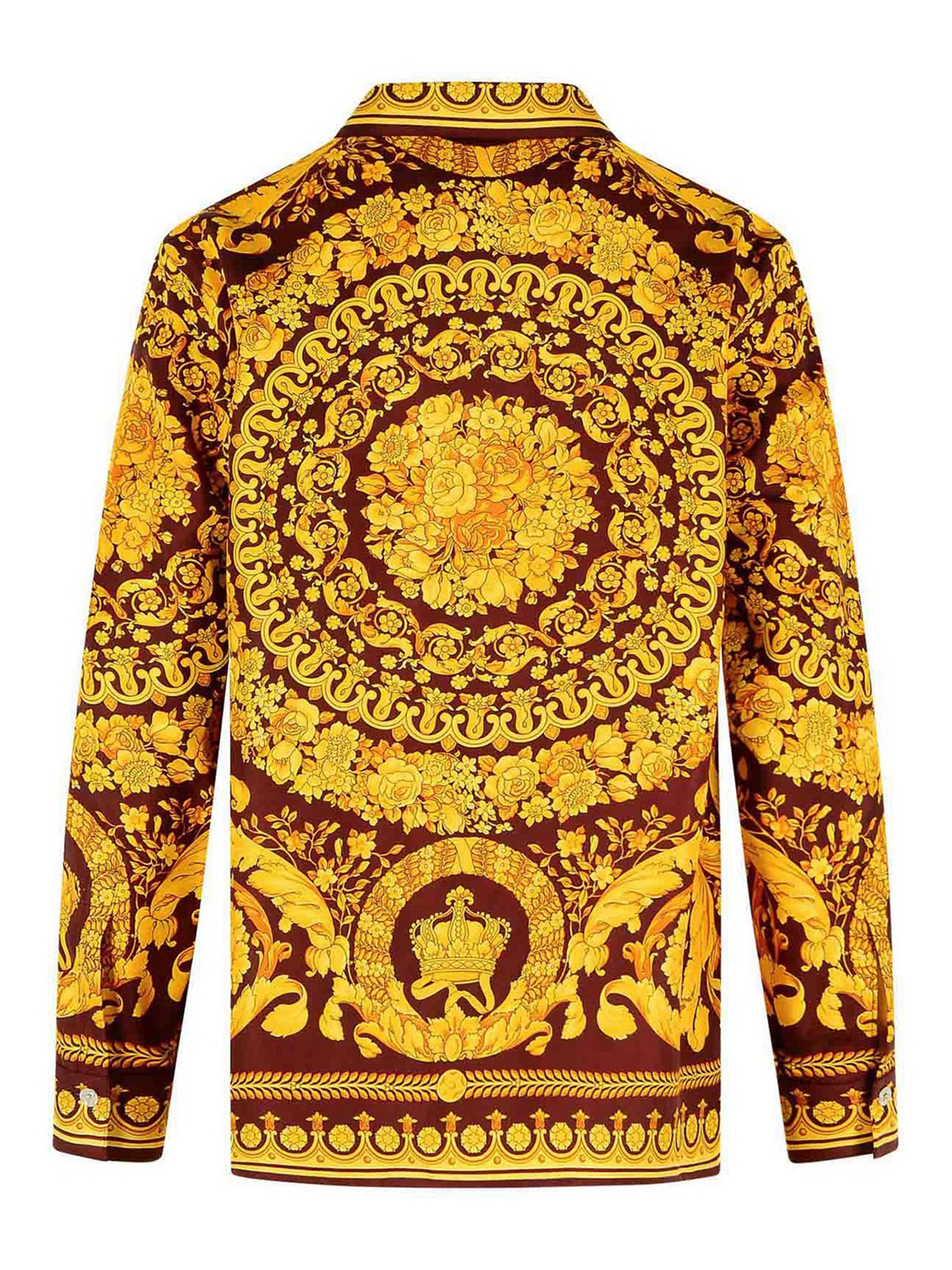 VERSACE 40 baroque heritage print shirt